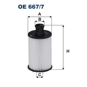 OE 667/7  Oil filter FILTRON 