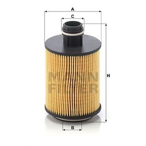 HU 7004/1 X  Oil filter MANN FILTER 