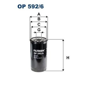 OP 592/6  Oil filter FILTRON 