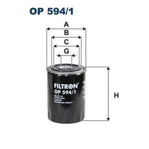 OP 594/1  Oil filter FILTRON 