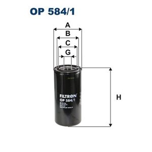 OP 584/1 Масляный фильтр FILTRON - Top1autovaruosad
