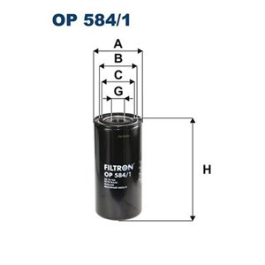 OP 584/1 Oil Filter FILTRON - Top1autovaruosad