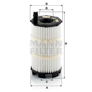 HU 7005 x Масляный фильтр MANN-FILTER - Top1autovaruosad