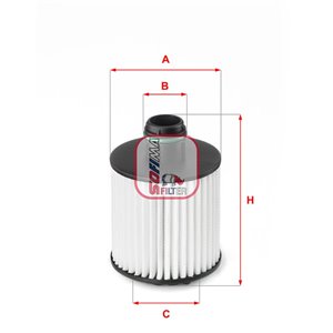 S5139PE  Oil filter SOFIMA 