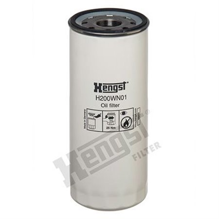 H206W  Oil filter HENGST FILTER 