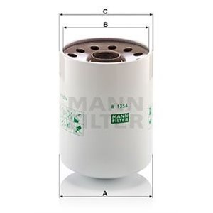 W 1254 X  Oil filter MANN FILTER 