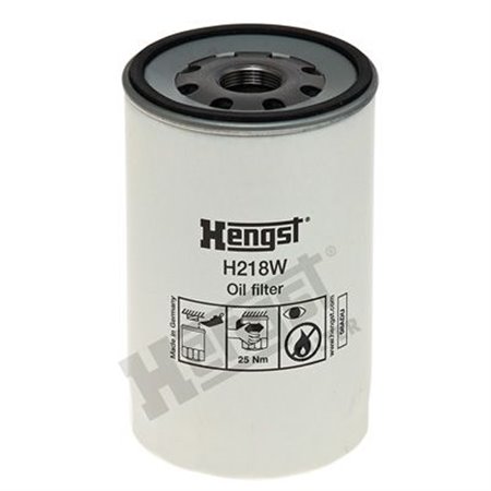 H218W Oil Filter HENGST FILTER