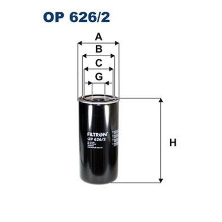 OP 626/2  Oil filter FILTRON 