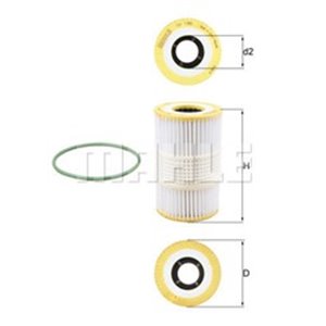 OX 1185D Oil Filter KNECHT - Top1autovaruosad