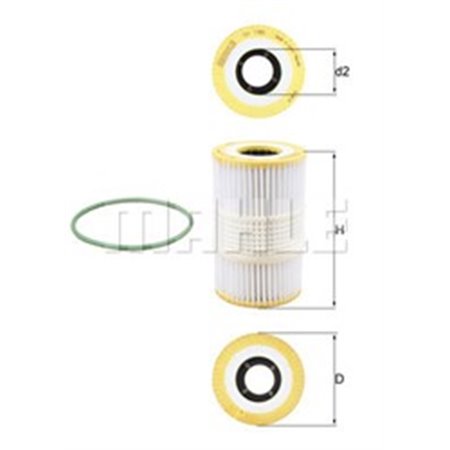 OX 1185D Oil Filter KNECHT