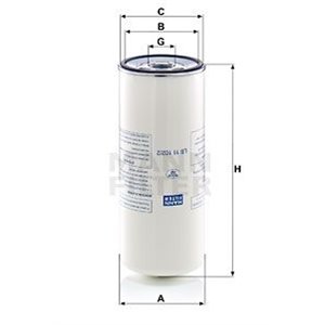LB 11 102/2 Filter, compressed-air technology MANN-FILTER - Top1autovaruosad