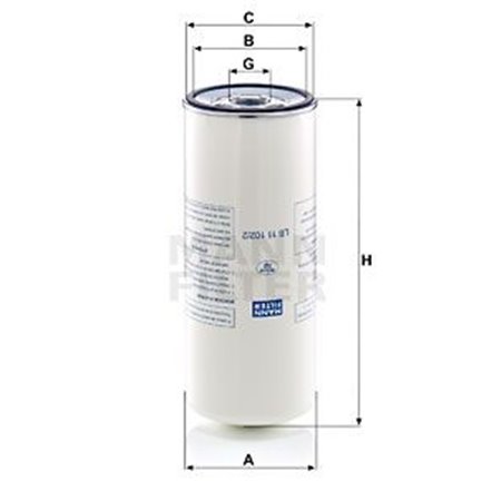 LB 11 102/2 Filter, compressed-air technology MANN-FILTER