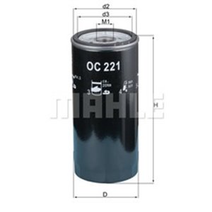 OC221 Масляный фильтр KNECHT    OC 221  - Top1autovaruosad