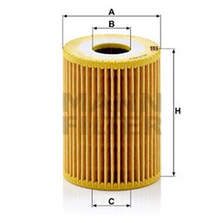 HU 719/3 x Öljynsuodatin MANN-FILTER