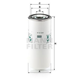 W 13 145 6  Oil filter MANN FILTER  - Top1autovaruosad