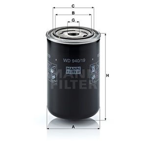 WD 940/19  Oil filter MANN FILTER 