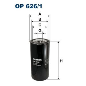 OP 626/1  Oil filter FILTRON 
