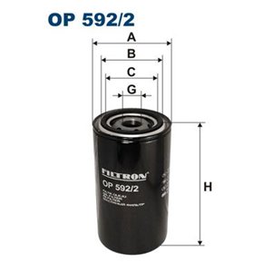 OP 592/2  Oil filter FILTRON 