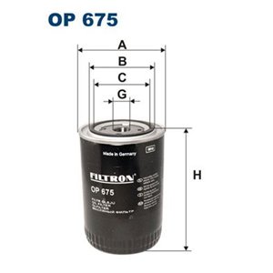 OP 675  Oil filter FILTRON 