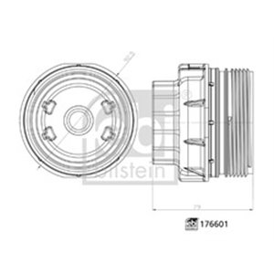 176601 Kate,õlifiltrikonsool FEBI BILSTEIN - Top1autovaruosad