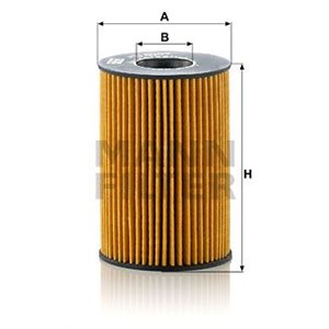 HU 8007 Z  Oil filter MANN FILTER 