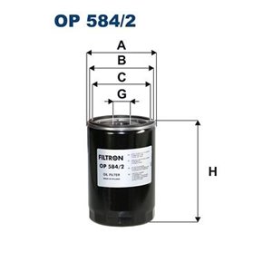 OP 584 2  Oil filter FILTRON  - Top1autovaruosad