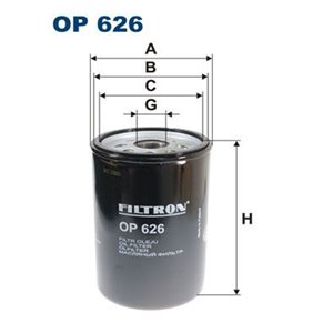 OP 626 Oil Filter FILTRON - Top1autovaruosad