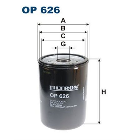 OP 626 Oil Filter FILTRON