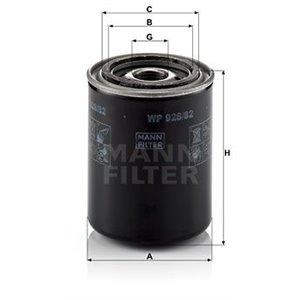 WP 928/82  Oil filter MANN FILTER 