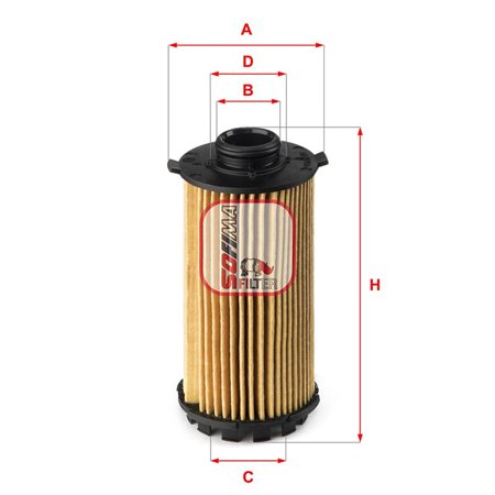 S 5149 PE Oil Filter SOFIMA