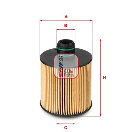 S 5083 PE Oil Filter SOFIMA