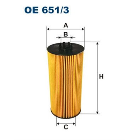 OE 651/3 Oljefilter FILTRON