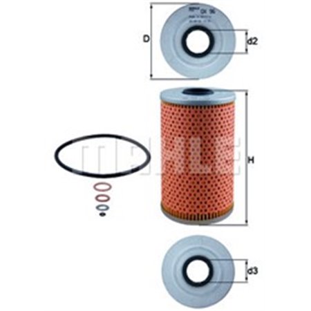 OX 96D Oljefilter KNECHT