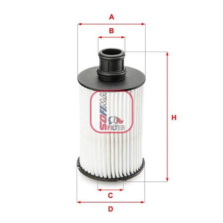 S 5073 PE Oil Filter SOFIMA