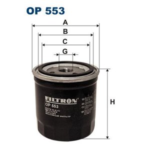 OP 553  Oil filter FILTRON 