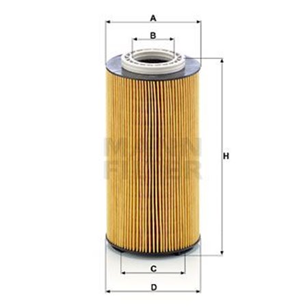 HU 12 003 x Oil Filter MANN-FILTER