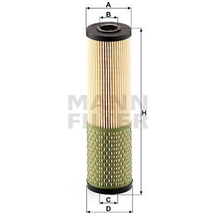 HU 736 X  Oil filter MANN FILTER 