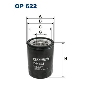 OP 622  Oil filter FILTRON 