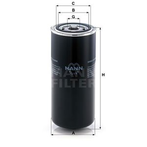 WD 962/8  Oil filter MANN FILTER 