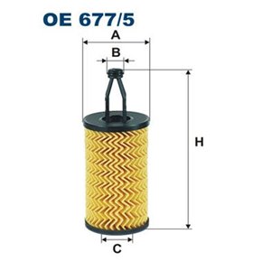 OE 677/5  Oil filter FILTRON 