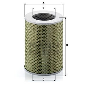 H 15 134  Oil filter MANN FILTER 