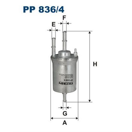 PP 836/4 Топливный фильтр FILTRON     