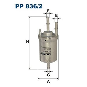 PP 836/2 Bränslefilter FILTRON - Top1autovaruosad