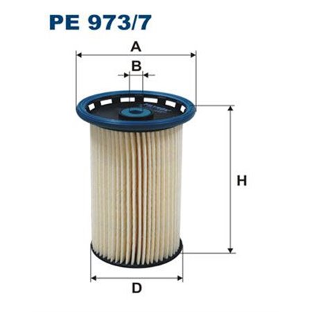 PE 973/7 Kütusefilter FILTRON