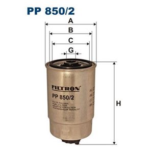 PP 850/2 Топливный фильтр FILTRON     
