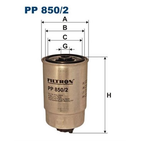 PP 850/2  Fuel filter FILTRON 
