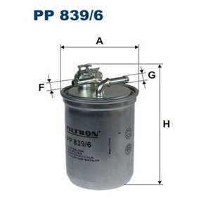 PP 839/6 FILTRON Kütusefilter     
