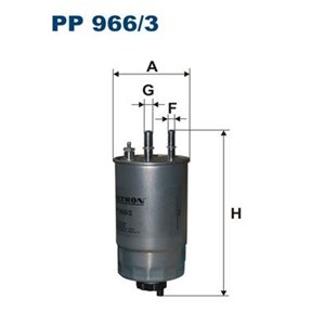 PP 966 3 FILTRON Polttoainesuodatin  - Top1autovaruosad