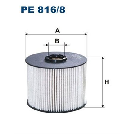 PE 816/8 Polttoainesuodatin FILTRON