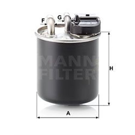 WK 820/16 Топливный фильтр MANN FILTER     